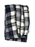 Ann Taylor LOFT Plaid Multi Color Blue Scarf One size - photo 2