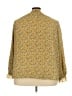 Max Studio 100% Polyester Yellow Long Sleeve Blouse Size 3X - photo 2