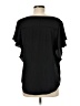 Naked Zebra 100% Polyester Black Short Sleeve Top Size M - photo 2