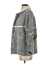 Metric Knits Chevron-herringbone Gray Coat Size S - photo 5