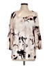 Calvin Klein Ivory 3/4 Sleeve Blouse Size L - photo 1