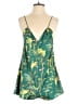 by the way. 100% Polyester Tropical Green Romper Size XS - photo 1