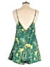 by the way. 100% Polyester Tropical Green Romper Size XS - photo 2