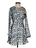 Zara Print Blue Cocktail Dress Size XS - photo 1