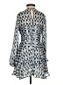 Zara Print Blue Cocktail Dress Size XS - photo 2