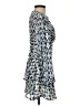 Zara Print Blue Cocktail Dress Size XS - photo 4