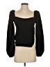 Pretty Lavish Black Long Sleeve Blouse Size 4 - photo 1