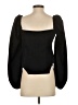 Pretty Lavish Black Long Sleeve Blouse Size 4 - photo 2