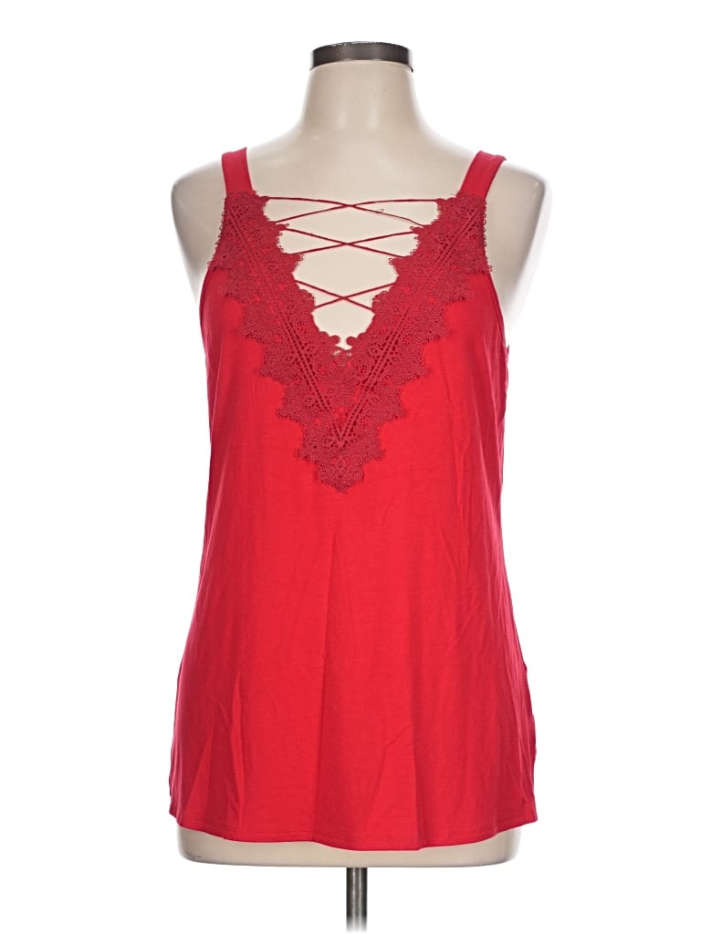 Pre-owned P.s. Kate Sleeveless Blouse In Red