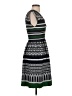Max Studio Graphic Green Blue Casual Dress Size XS - photo 4