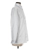 Unbranded Solid Silver Long Sleeve Button-Down Shirt Size S - photo 4