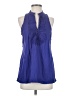 BCBGMAXAZRIA Blue Sleeveless Blouse Size S - photo 1