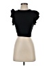Zara Black Short Sleeve Turtleneck Size S - photo 1