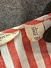 feat 100% Linen Stripes Red Short Sleeve Blouse Size S - photo 7