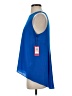 Vince Camuto 100% Polyester Blue Sleeveless Blouse Size S (petite) - photo 5