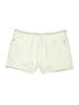 MICHAEL Michael Kors 100% Cotton Solid Green Ivory Shorts Size 2 - photo 1