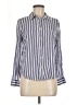 Workshop Republic Clothing 100% Rayon Stripes Blue Long Sleeve Button-Down Shirt Size M - photo 1