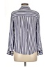 Workshop Republic Clothing 100% Rayon Stripes Blue Long Sleeve Button-Down Shirt Size M - photo 2