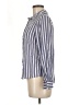 Workshop Republic Clothing 100% Rayon Stripes Blue Long Sleeve Button-Down Shirt Size M - photo 5