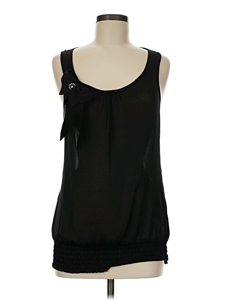 Pre-owned Maurices Sleeveless Blouse In Black
