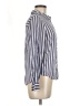 Workshop Republic Clothing 100% Rayon Stripes Blue Long Sleeve Button-Down Shirt Size M - photo 4