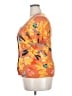 Daniel Rainn Floral Orange Short Sleeve Blouse Size XXL - photo 5