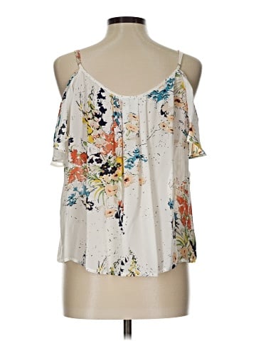 Joie Short Sleeve Silk Top (view 2)