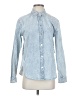 Guess 100% Cotton Blue Long Sleeve Button-Down Shirt Size S - photo 1