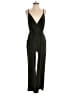 Kaileigh Solid Green Jumpsuit Size S - photo 1