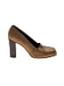 Walter Steiger 100% Leather Color Block Brown Tan Heels Size 8 - photo 1