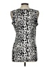 Doublju Silver Sleeveless Blouse Size L - photo 2