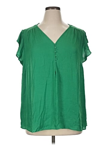 Cynthia Rowley Short Sleeve Blouse (view 1)