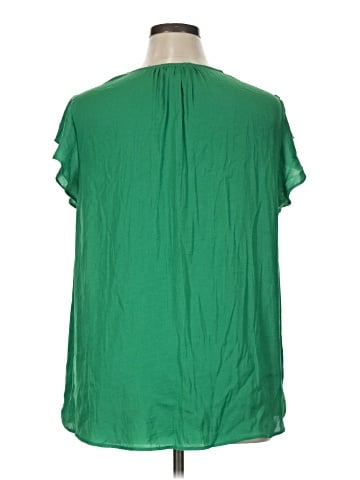 Cynthia Rowley Short Sleeve Blouse (view 2)