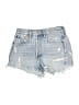 AGOLDE 100% Cotton Blue Denim Shorts Size 24 waist - photo 1