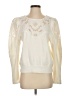 Anthropologie 100% Cotton Ivory Pullover Sweater Size S - photo 1