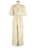 Sancia 100% Rayon Yellow Jumpsuit Size XS - photo 1