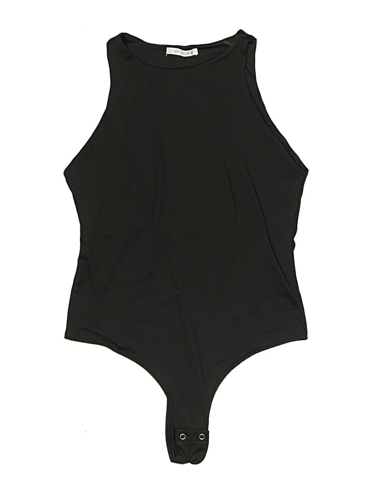 Pre-owned Reoria Bodysuit In Black