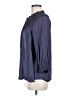 Lucky Brand 100% Polyester Blue 3/4 Sleeve Blouse Size M - photo 5
