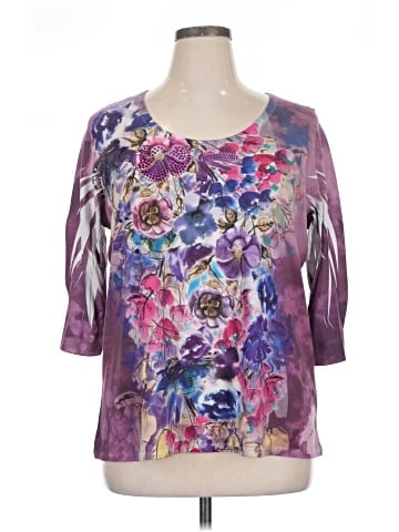 Susan Lawrence 3/4 Sleeve Blouse (view 1)