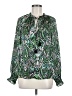 Pinch 100% Polyester Green Long Sleeve Blouse Size M - photo 1