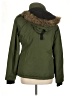 Barneys New York 100% Polyester Solid Green Jacket Size M - photo 2