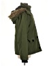 Barneys New York 100% Polyester Solid Green Jacket Size M - photo 4