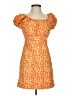 Caroline Constas Paisley Orange Casual Dress Size S - photo 1