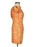 Caroline Constas Paisley Orange Casual Dress Size S - photo 4