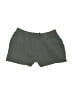 H&M 100% Cotton Solid Green Khaki Shorts Size 6 - photo 1