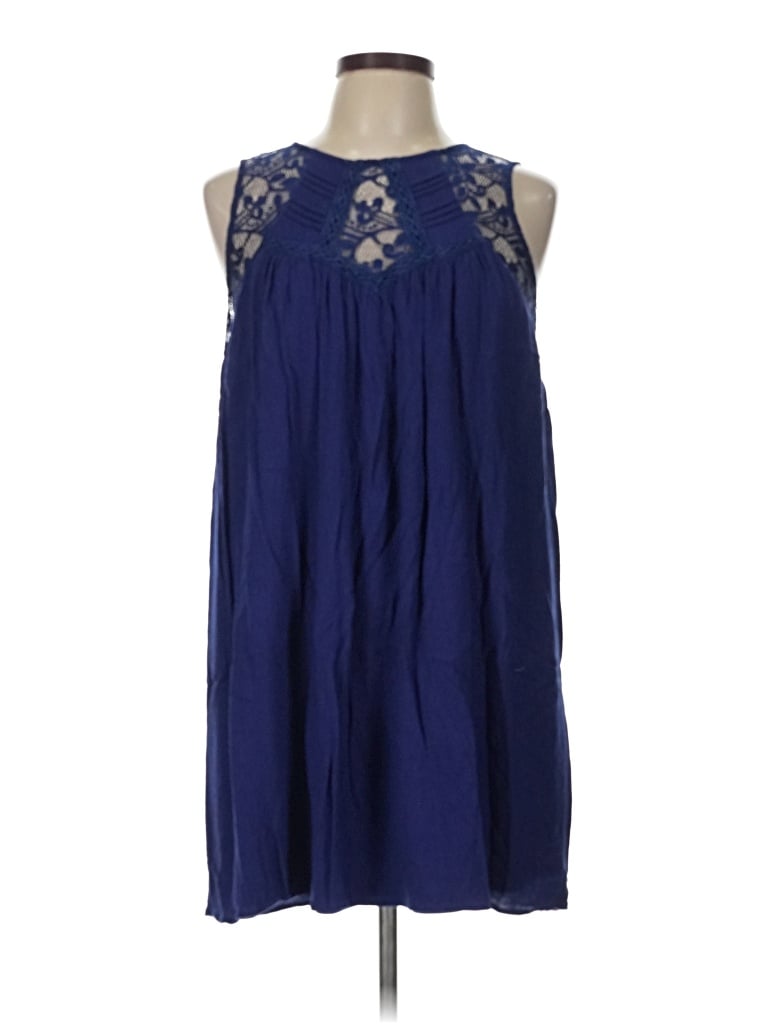 Pre-owned Ya Los Angeles Sleeveless Blouse In Blue