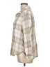 Gap Plaid Tan 3/4 Sleeve Button-Down Shirt Size L - photo 5