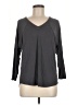 Daniel Rainn Gray Long Sleeve Top Size M - photo 1