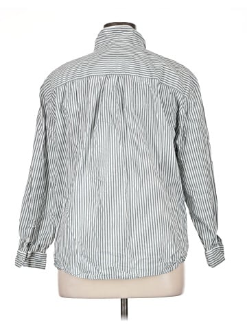 Gap Body 3/4 Sleeve Button-Down Shirt (view 2)