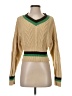 BDG Chevron-herringbone Tan Pullover Sweater Size XS - photo 1